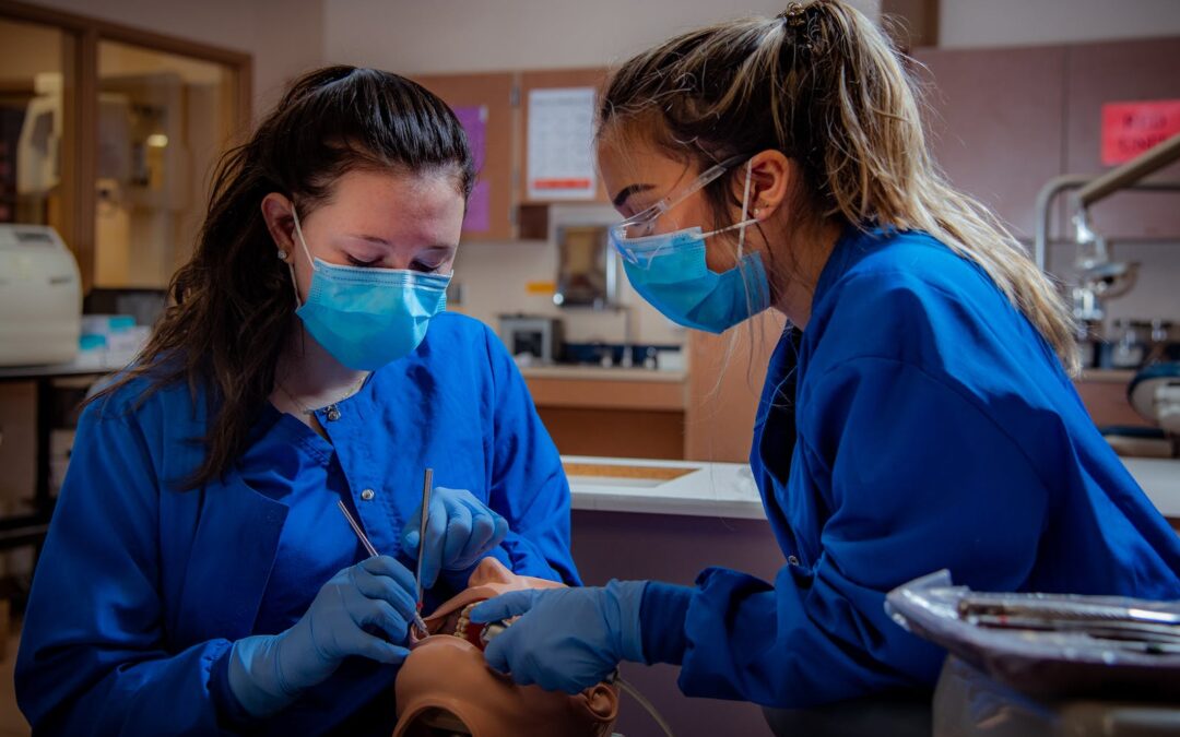 Women in Blue Scrub Suit